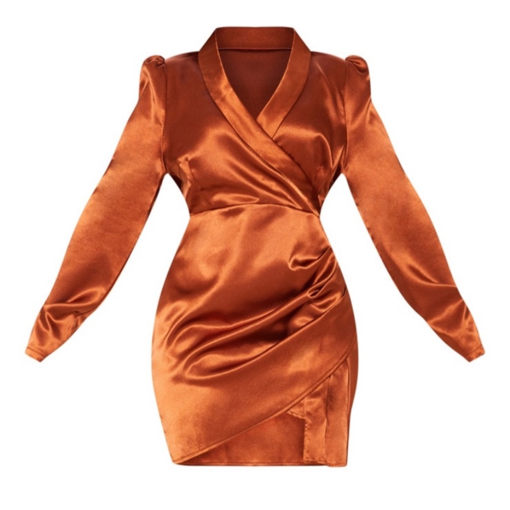 Rust Pretty Little Thing Body-con Dress